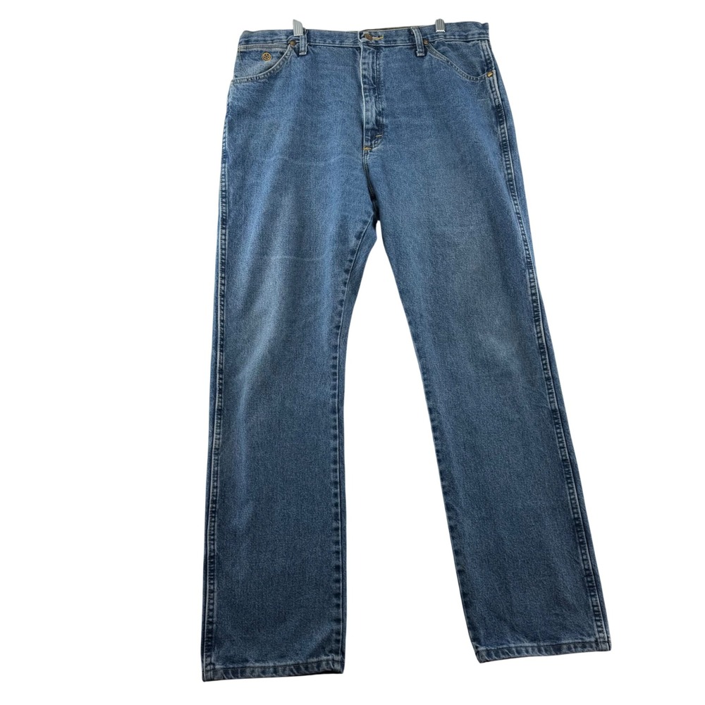 Wrangler George Strait Collection‎ Jeans Mens 38x34 (37x32.5) Blue Western Work